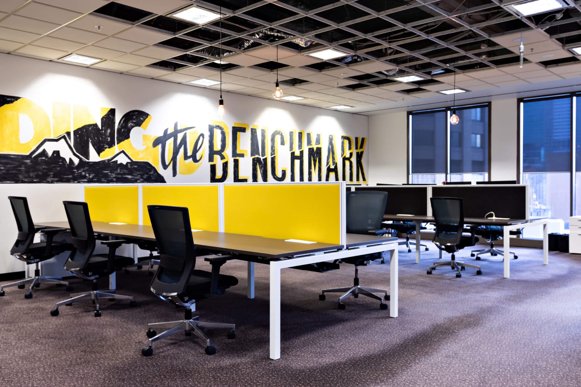 Workspace365 Coworking area desk spaces at 333 Collins Street, Melbourne