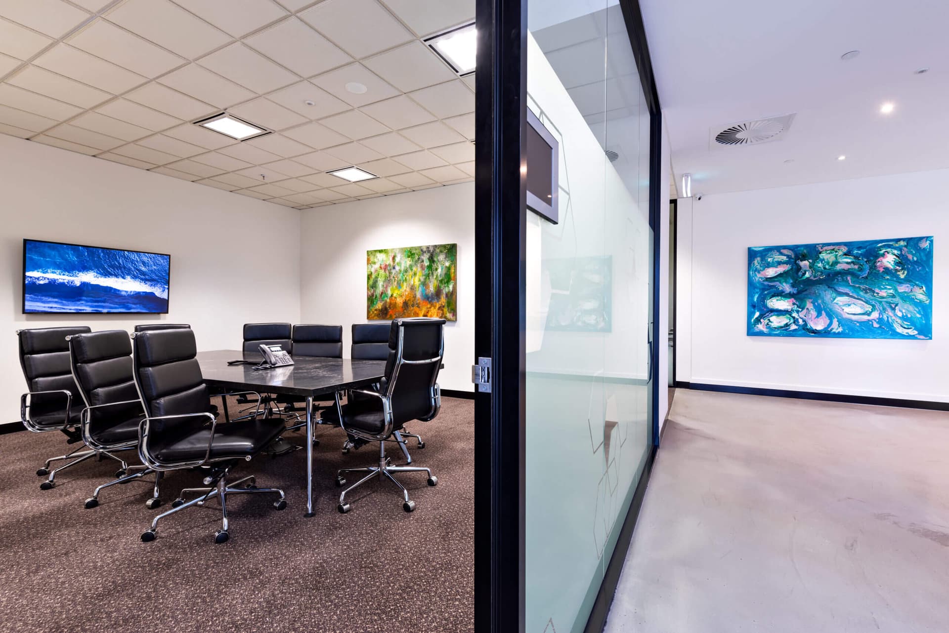 Workspace365 Tayler Meeting Room for up to 8 people at 333 Collins Street, Melbourne