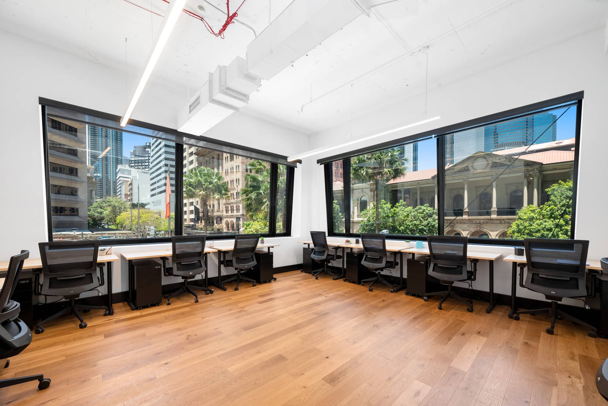 Medium sized office space with street view at Workspace365 Brisbane.